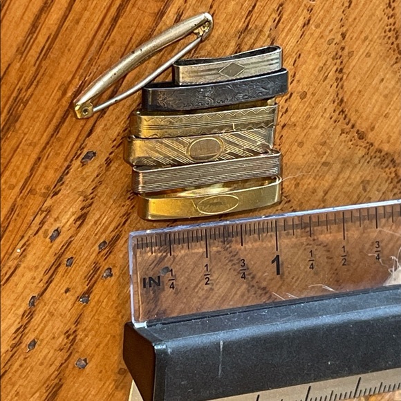 7 Vintage Tie Clips incl 14K Gold (?) & Hayward + - Picture 7 of 16